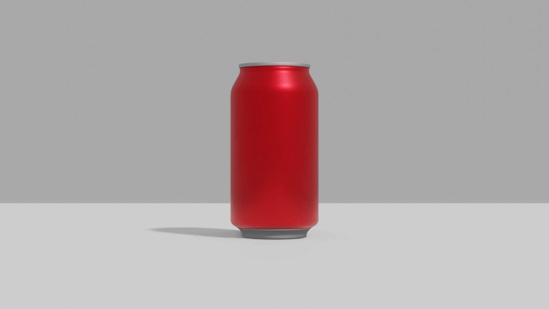 Coca Cola can Free low-poly 3D model_1