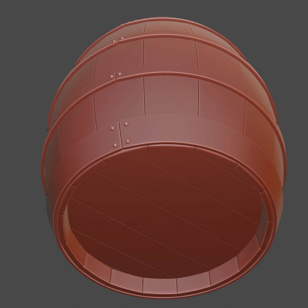 BARREL 1-35 DIORAMA AND 1-1 SCALE 3D model_4