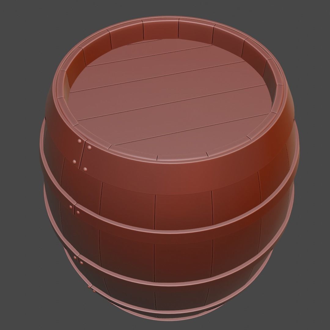 BARREL 1-35 DIORAMA AND 1-1 SCALE 3D model_2