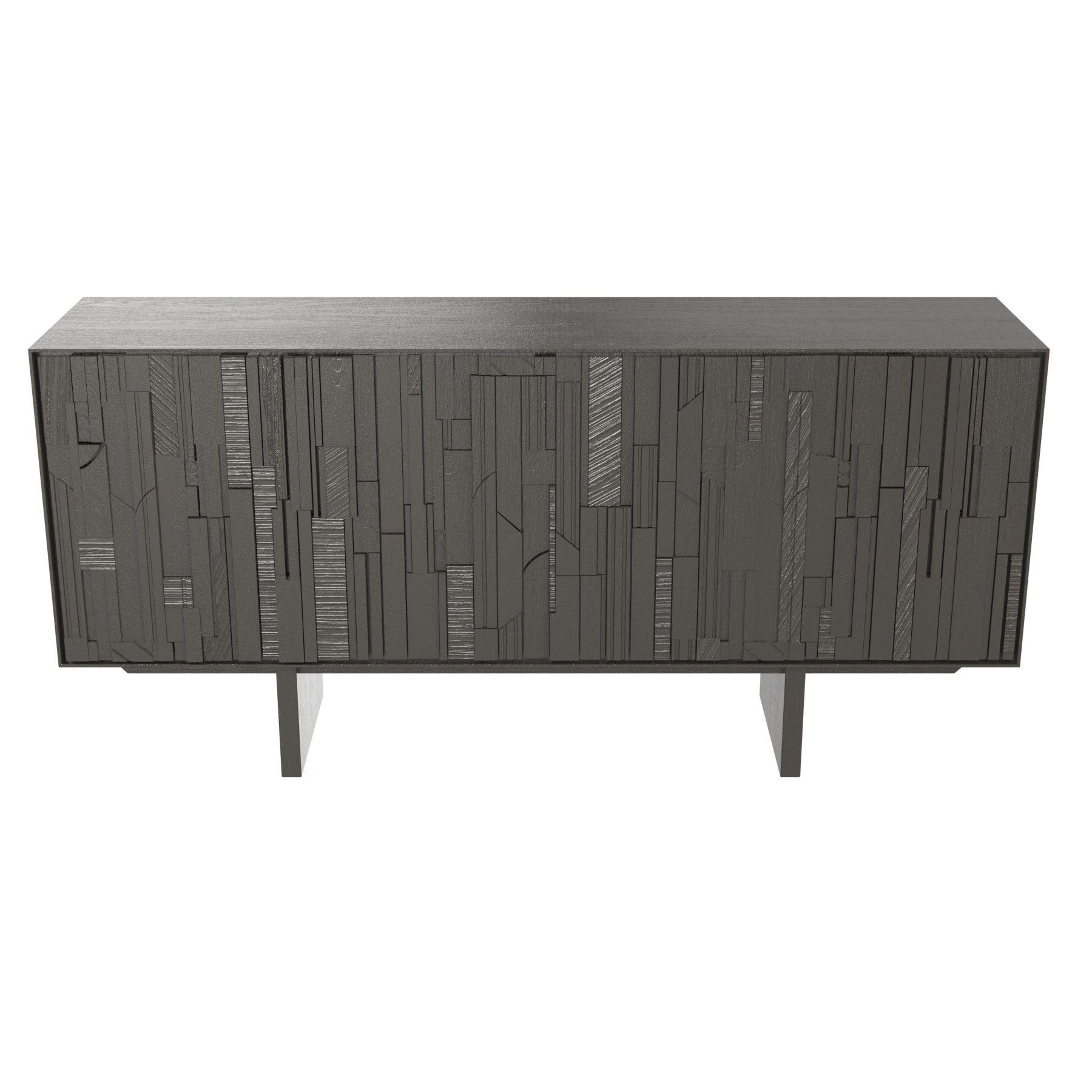 Industry west mosaic sideboard  3D model_1