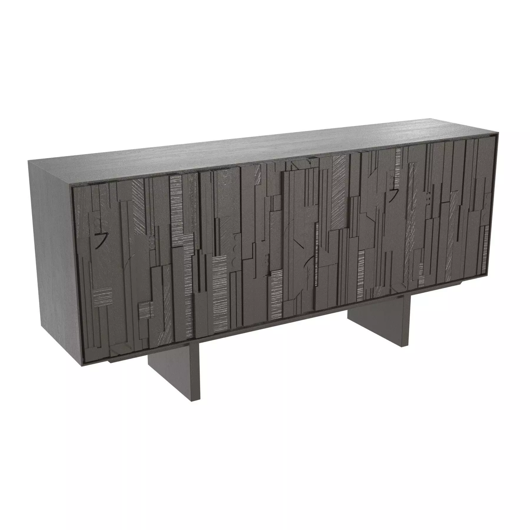Industry west mosaic sideboard  3D model_0