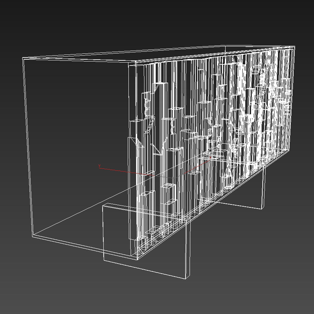 Industry west mosaic sideboard  3D model_8