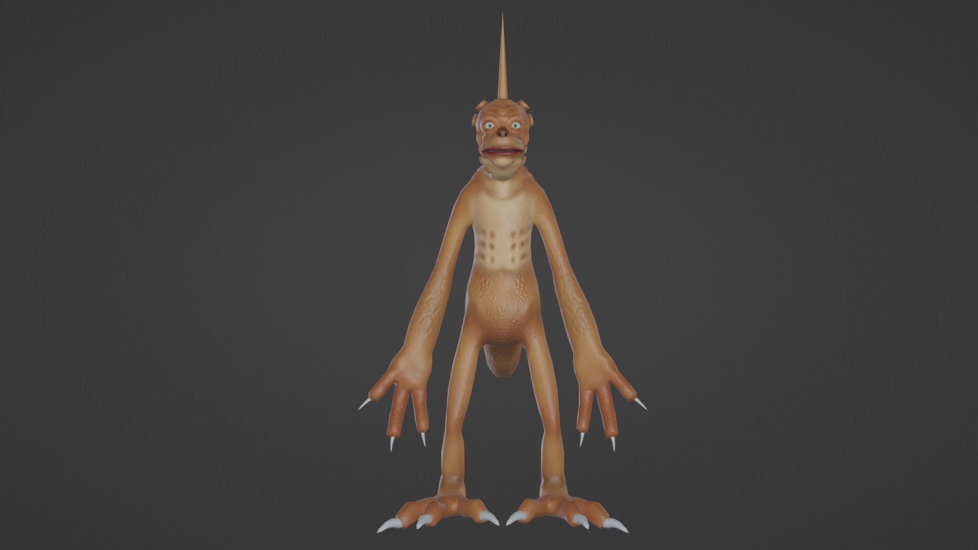 Character snake hanging Low-poly 3D model_24