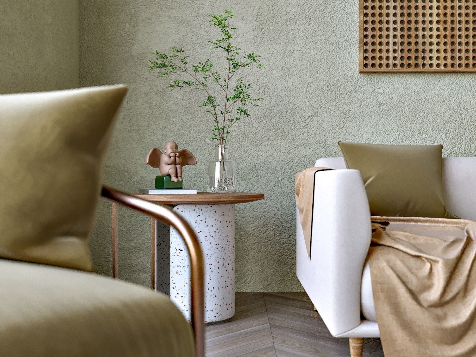 New Scandinavian Scene in 3Ds Max 3D model_2