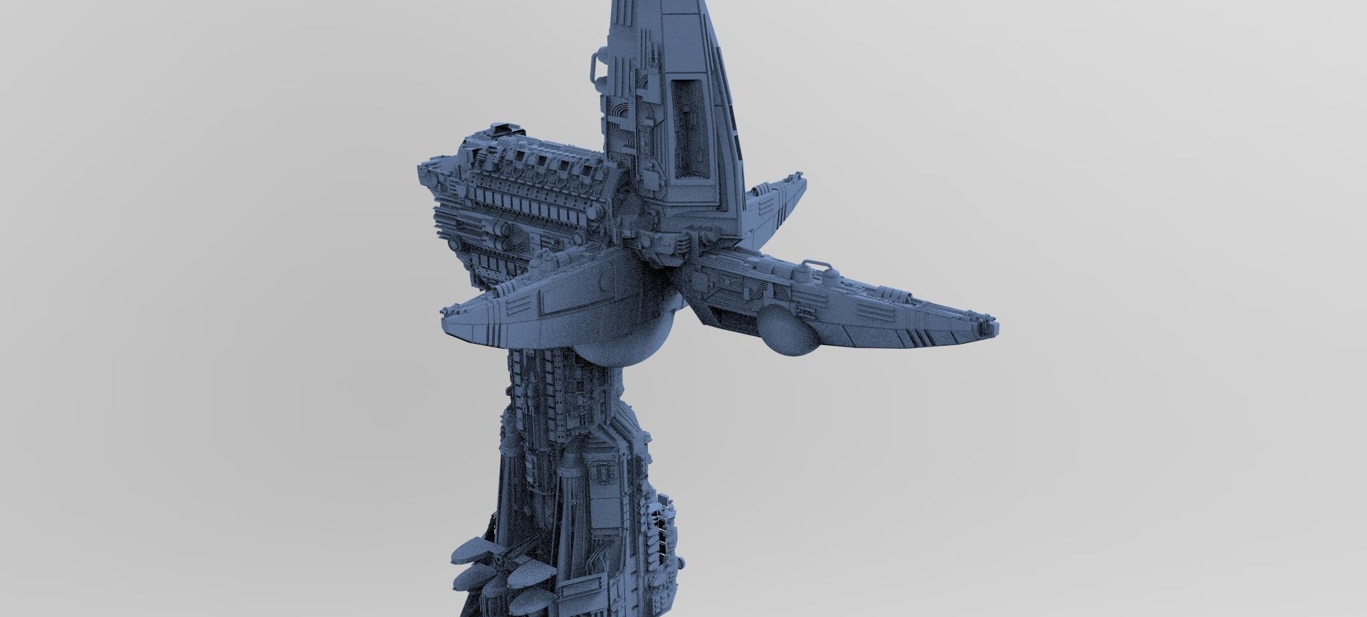 Wraith Interceptor Tower relay  3D model_1