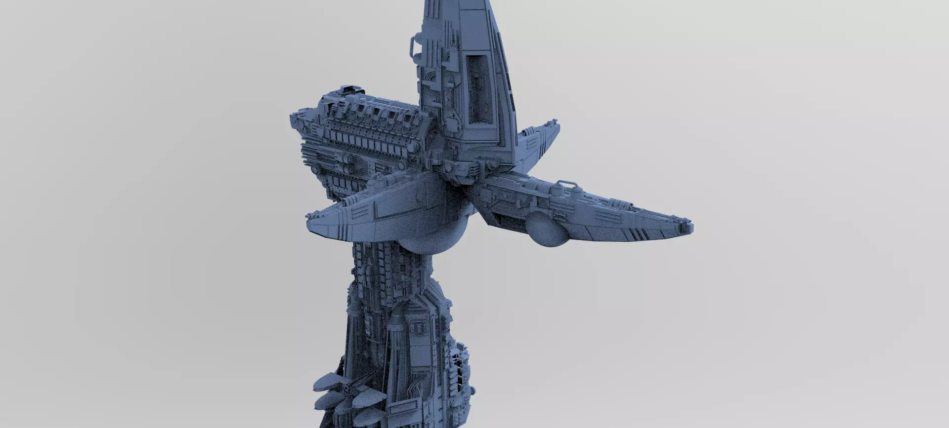 Wraith Interceptor Tower relay  3D model_0