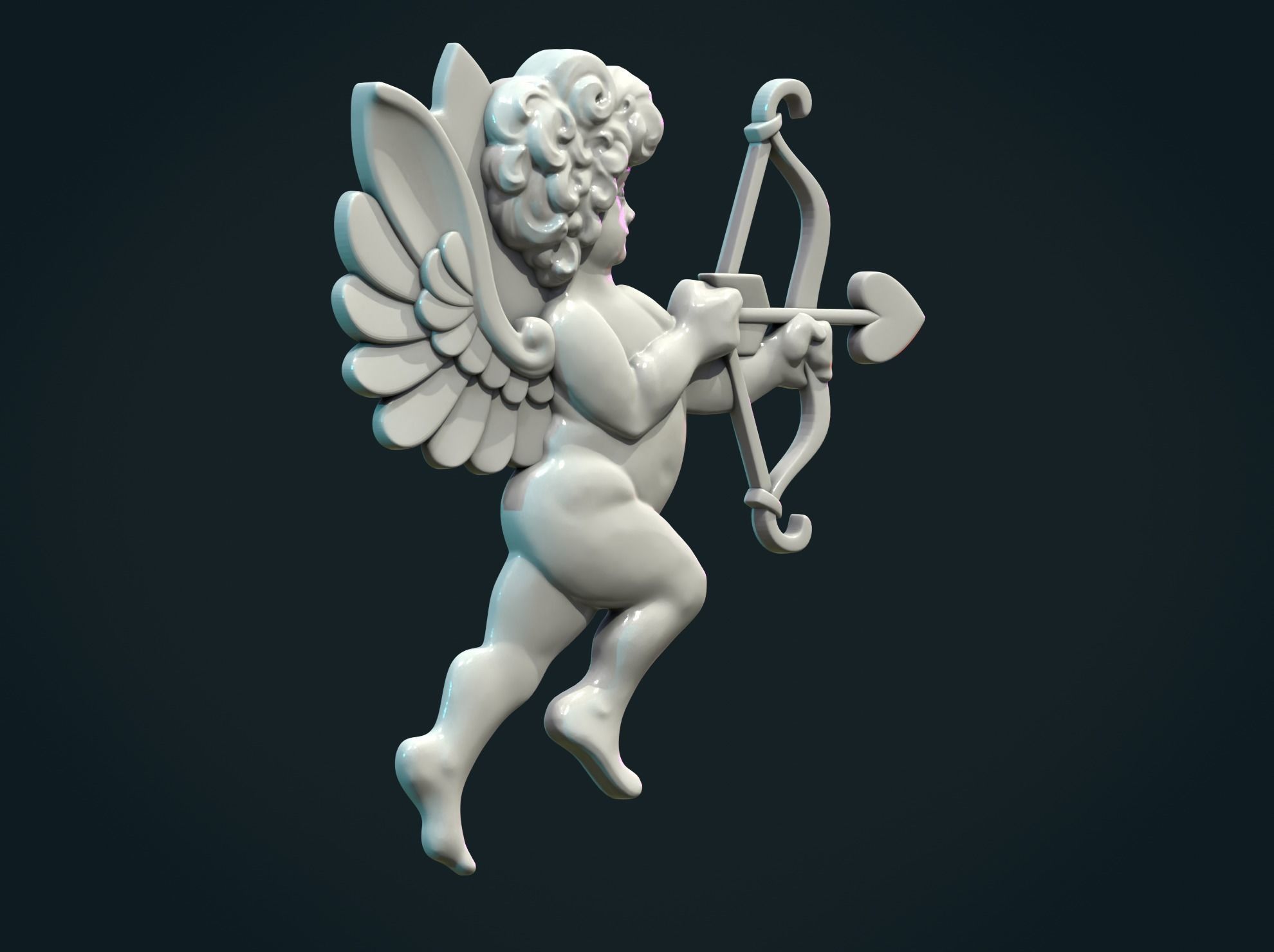 Cupid Cherub 3D print model_7