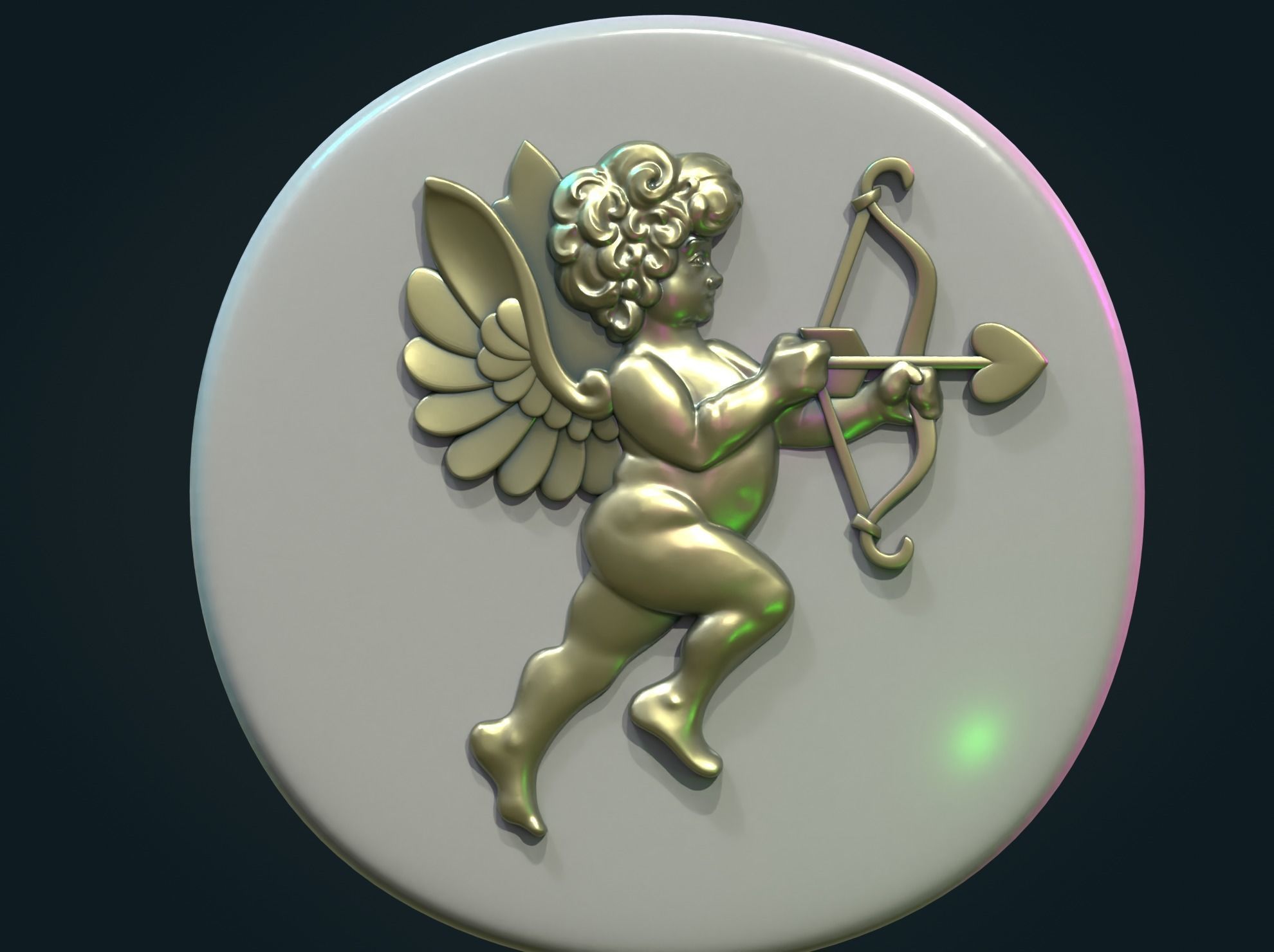 Cupid Cherub 3D print model_12