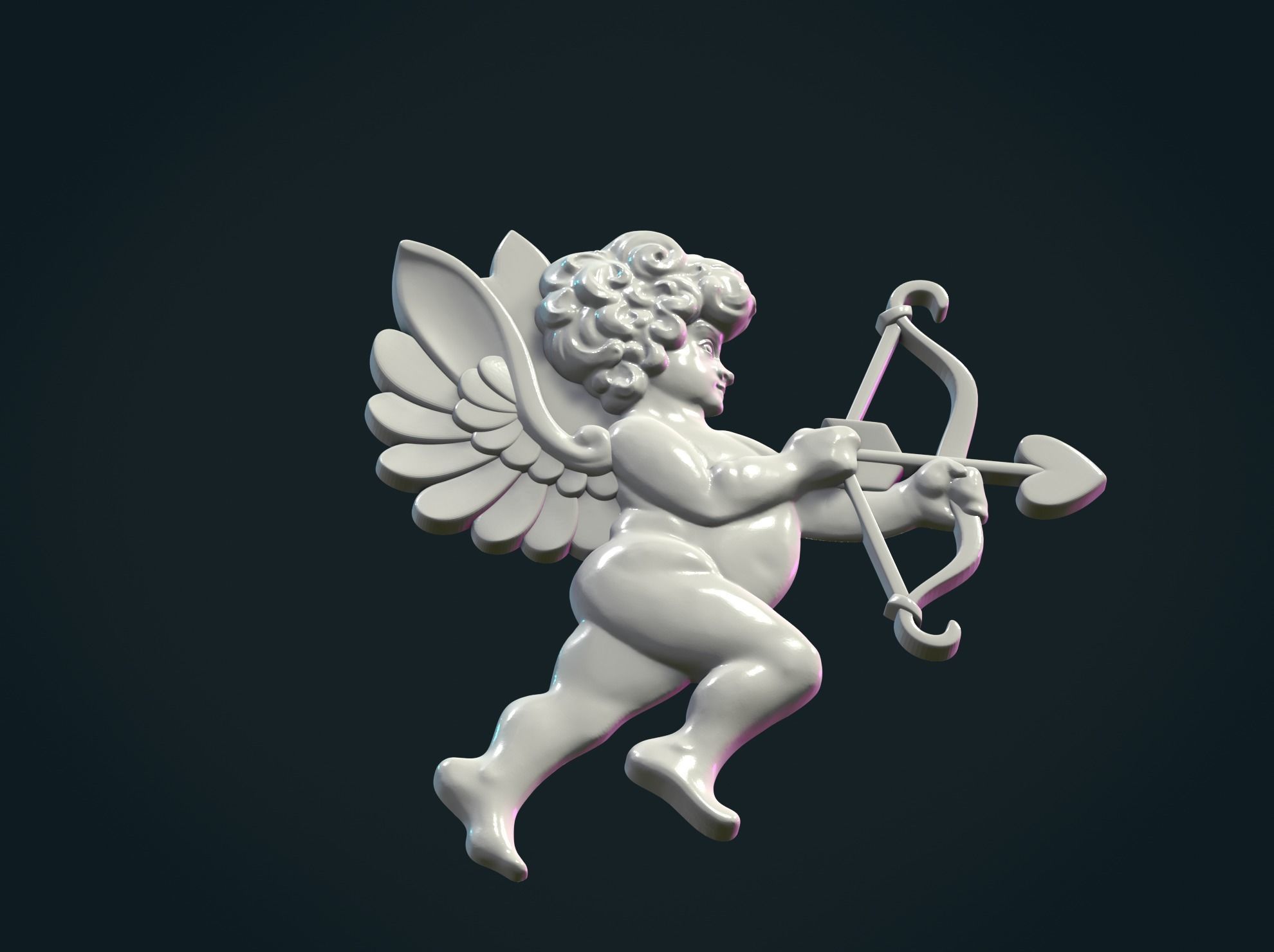 Cupid Cherub 3D print model_10