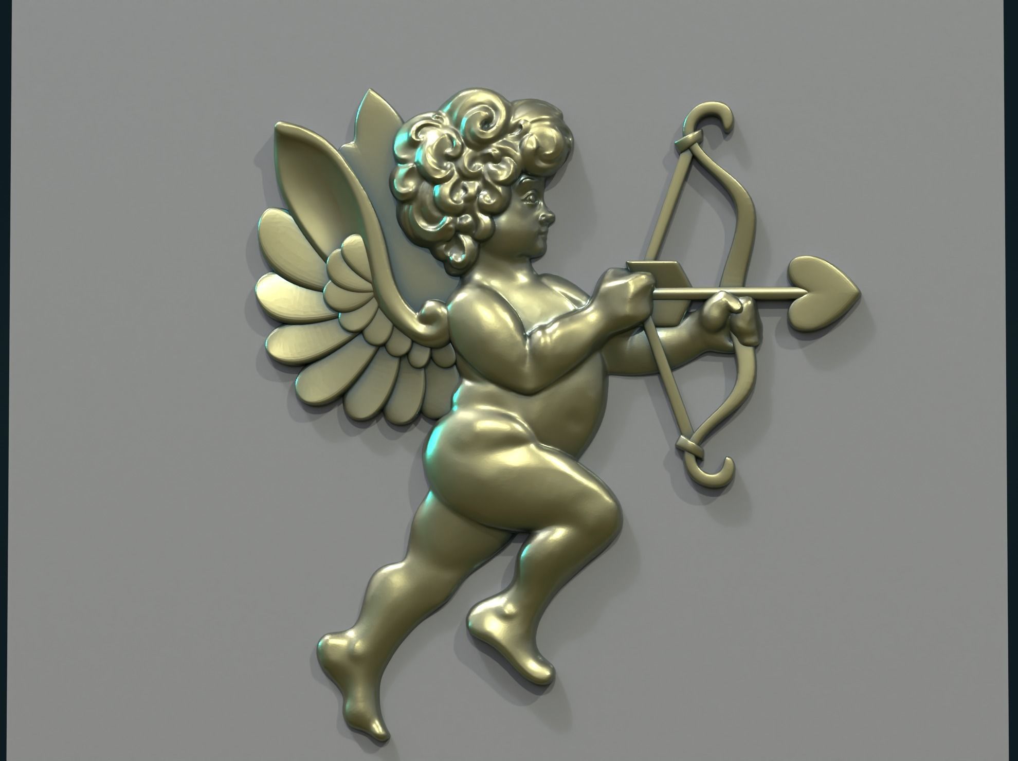 Cupid Cherub 3D print model_9