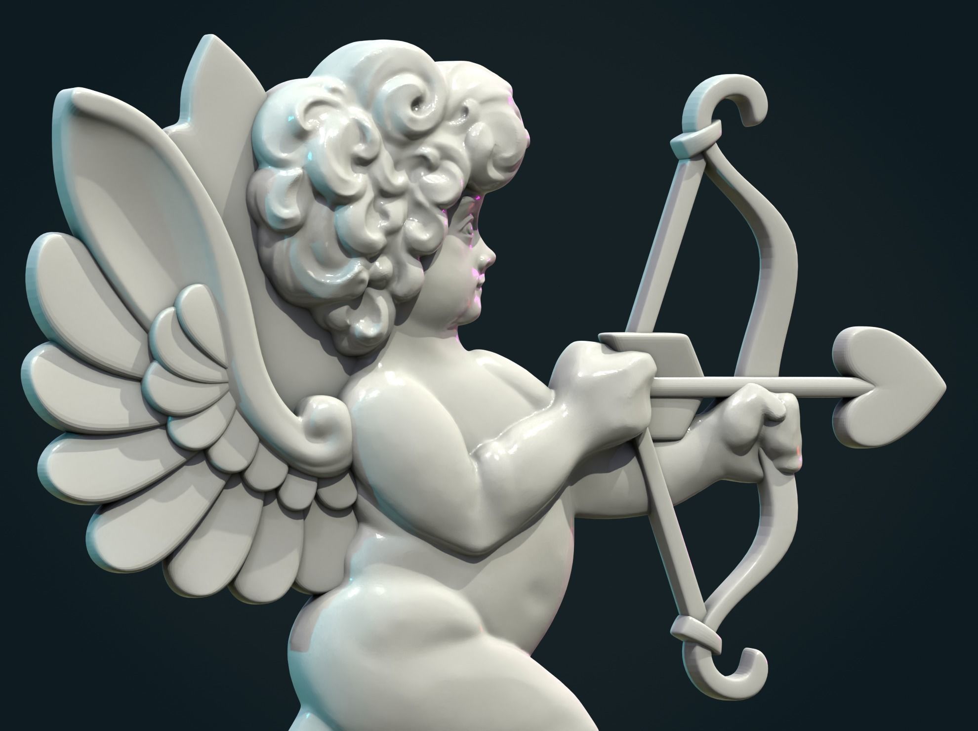 Cupid Cherub 3D print model_8