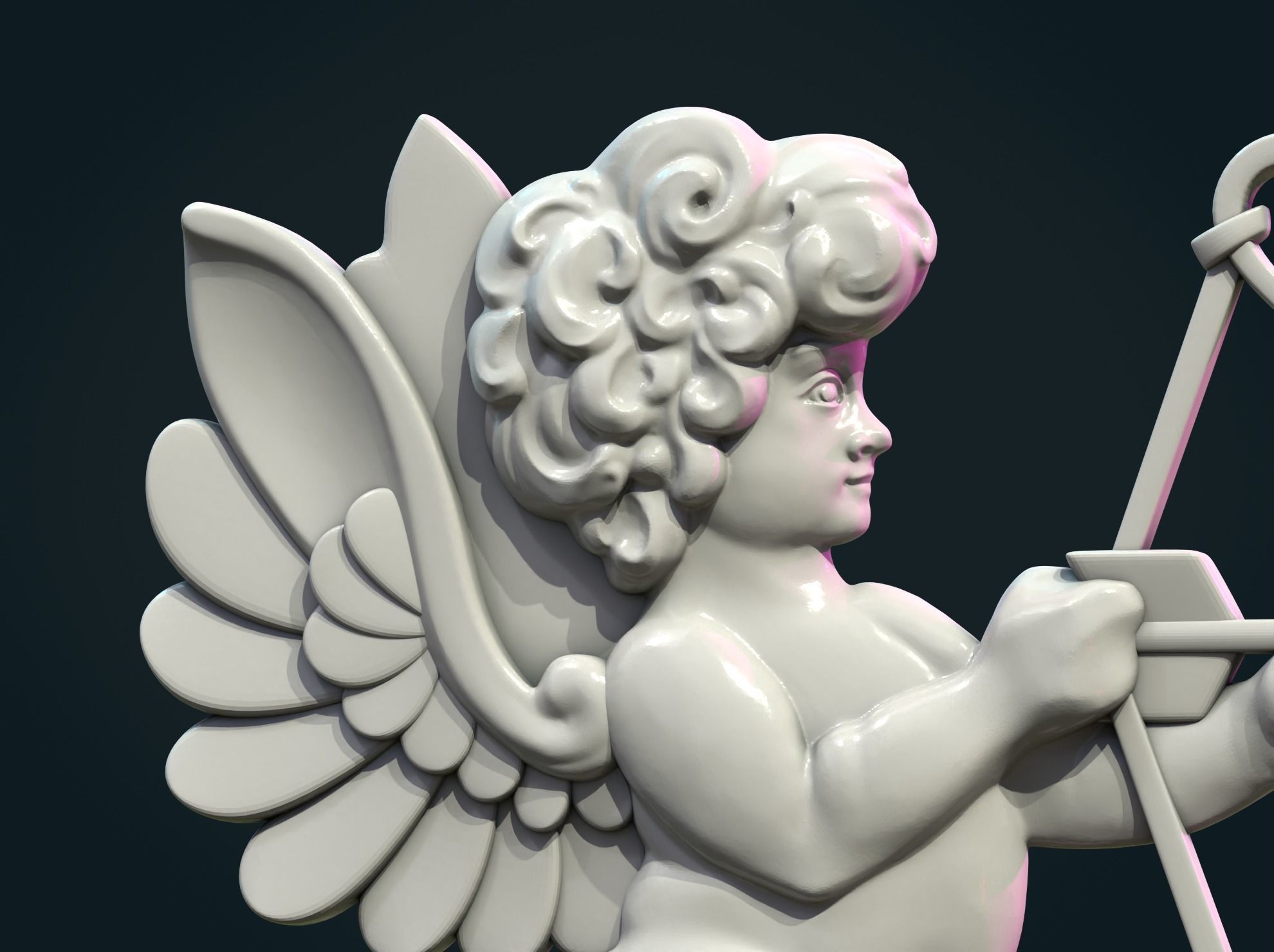 Cupid Cherub 3D print model_5