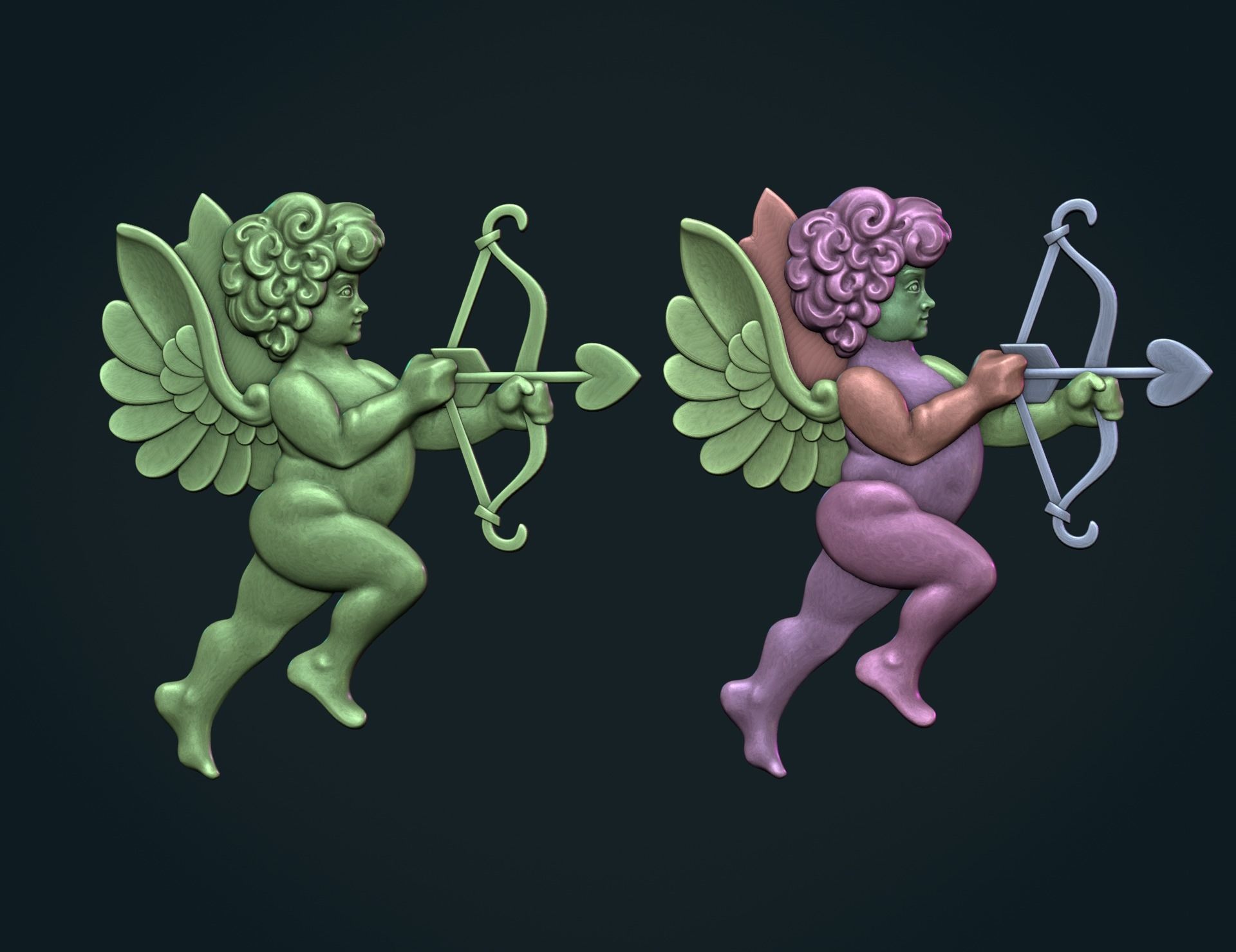 Cupid Cherub 3D print model_3