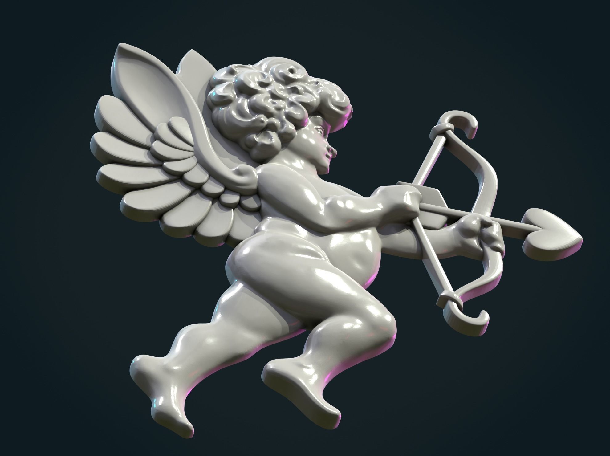 Cupid Cherub 3D print model_6