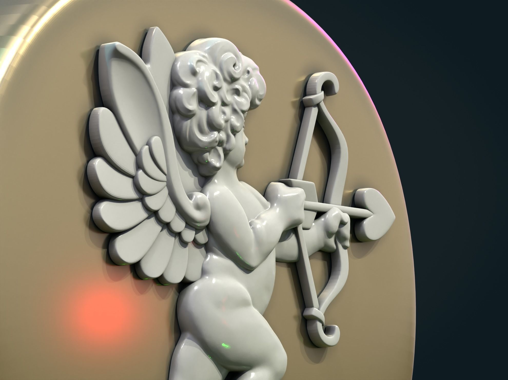 Cupid Cherub 3D print model_14