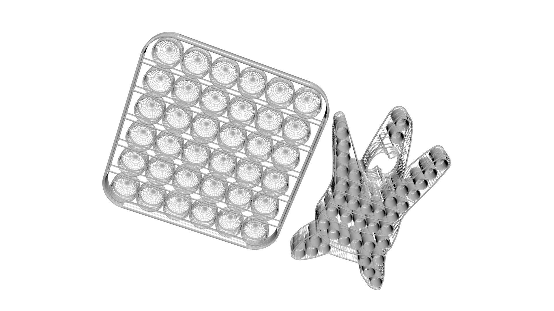 Spongebob and Patrick Pop It Fidget Toys Set 3D model_20