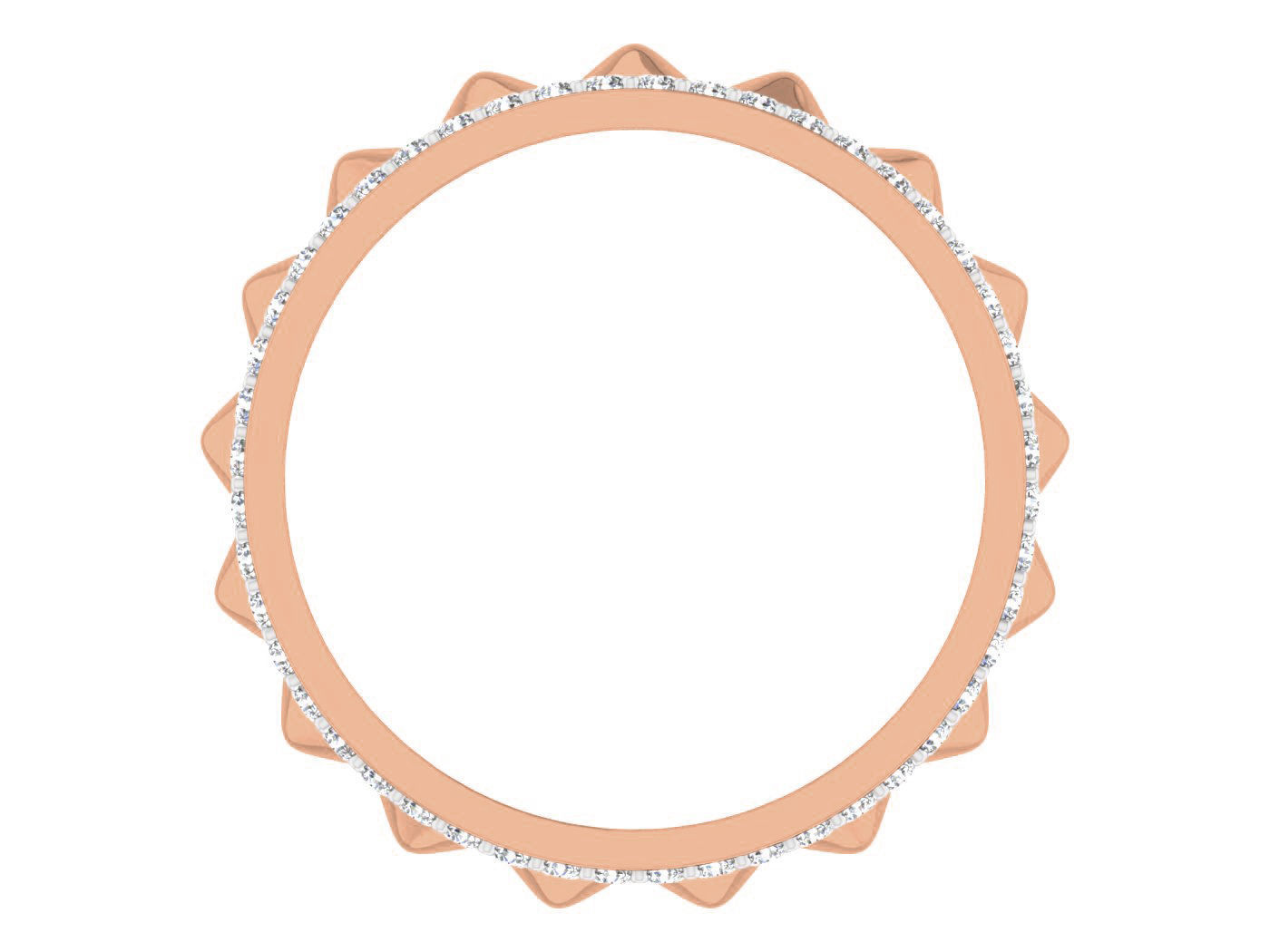 Women band ring 3dm stl render detail 3D print model_2