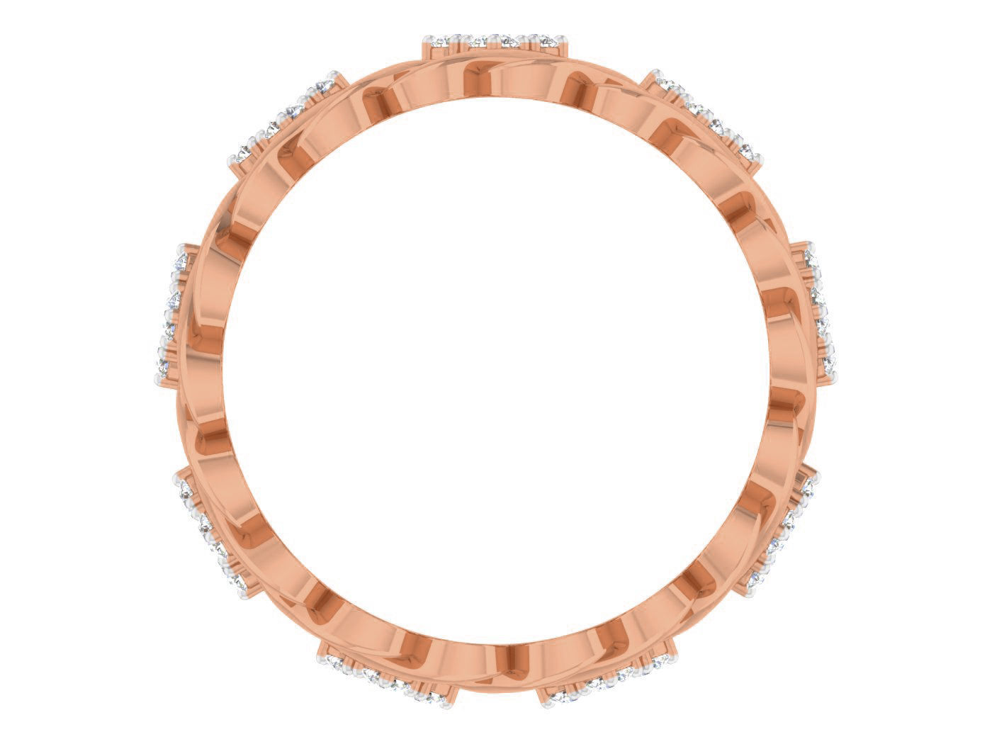 Women band ring 3dm stl render detail 3D print model_2