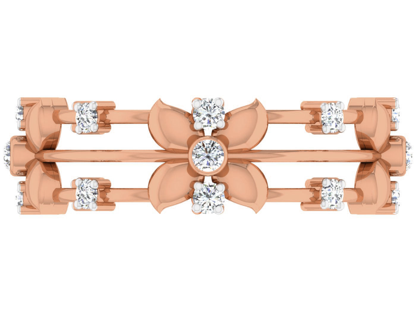 Women band ring 3dm stl render detail 3D print model_4