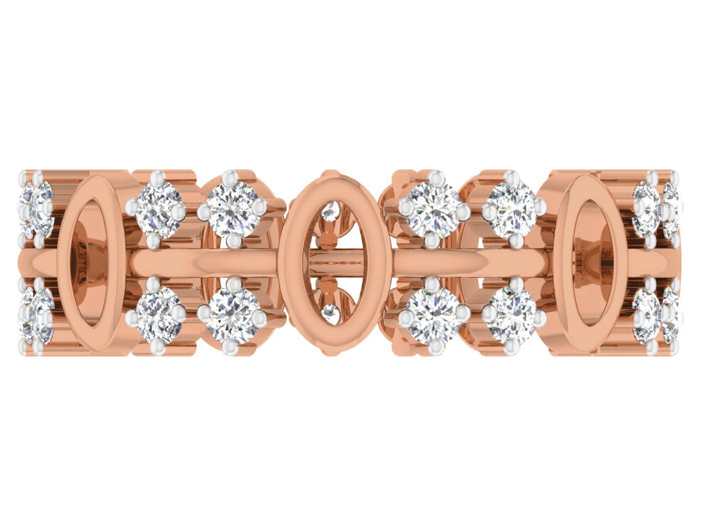 Women band ring 3dm stl render detail 3D print model_4