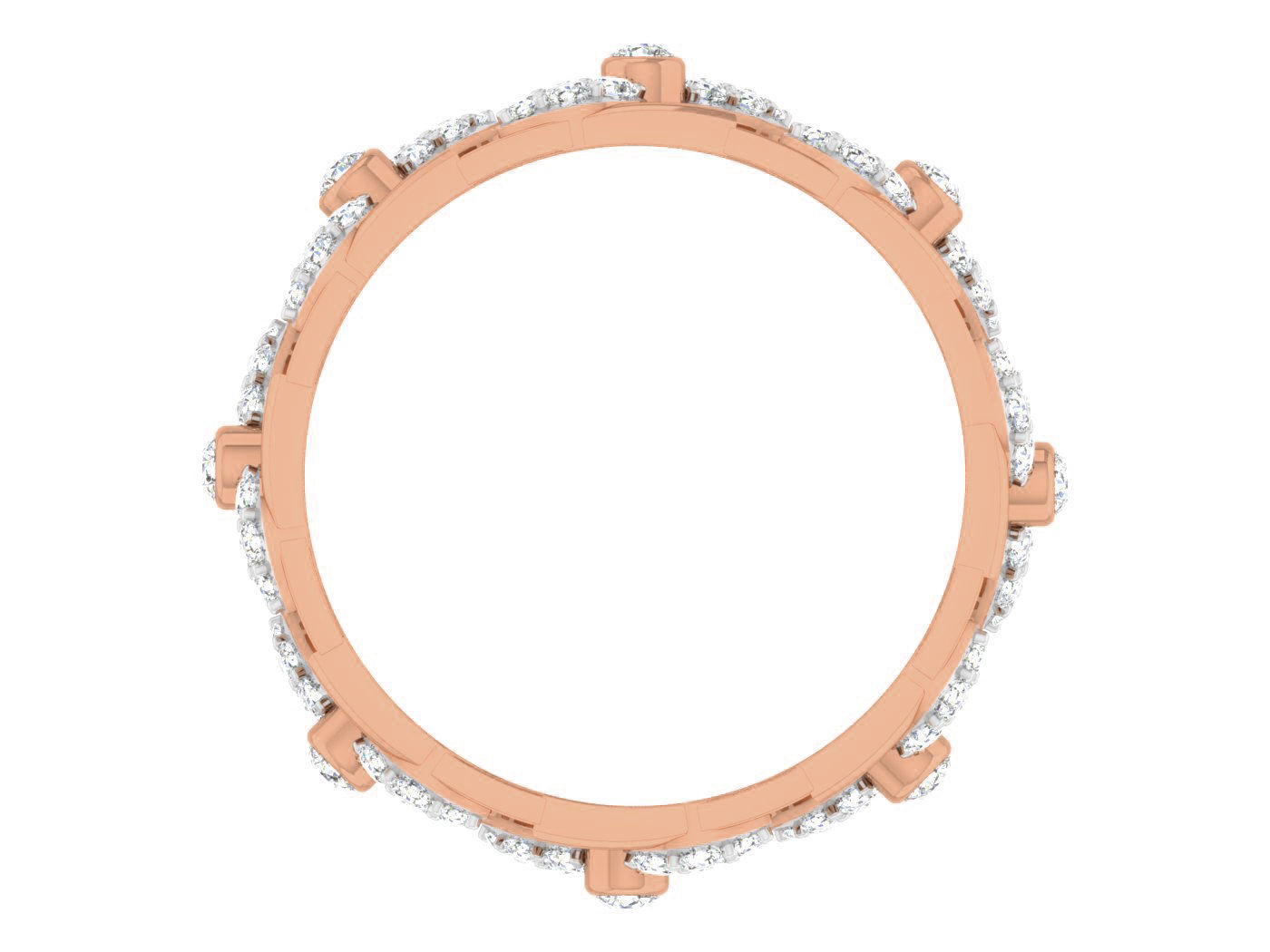 Women band ring 3dm stl render detail 3D print model_2