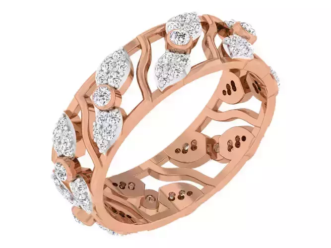 Women band ring 3dm stl render detail 3D print model