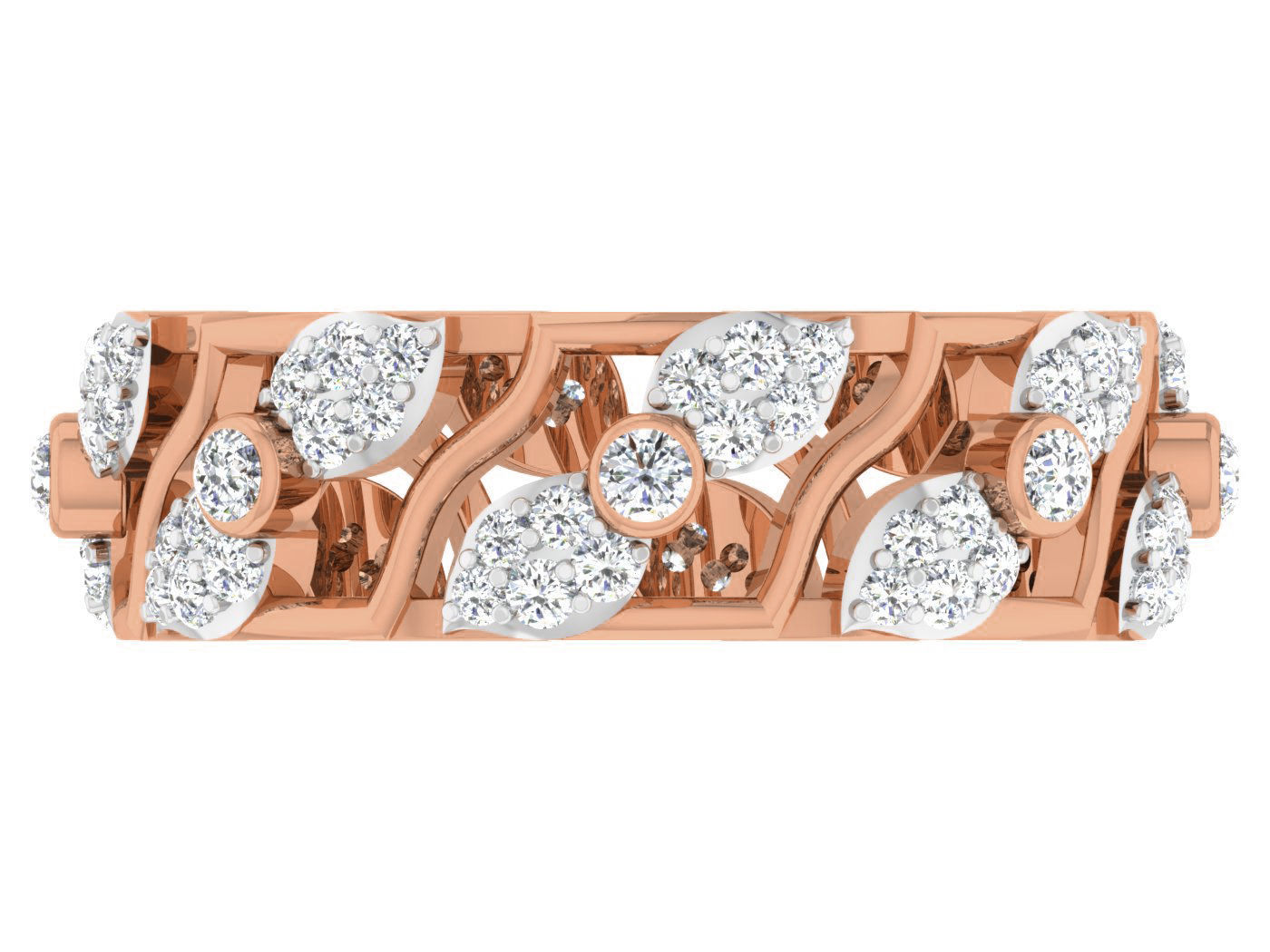 Women band ring 3dm stl render detail 3D print model_4