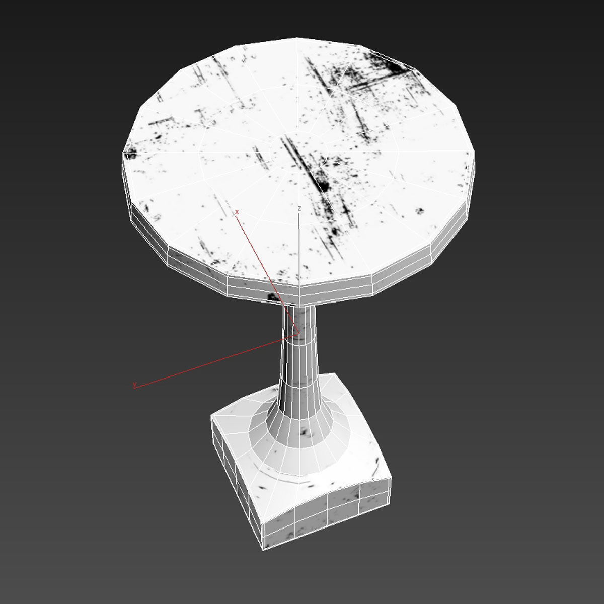 Bernhardt Interiors  Stroud Accent Table 3D model_6