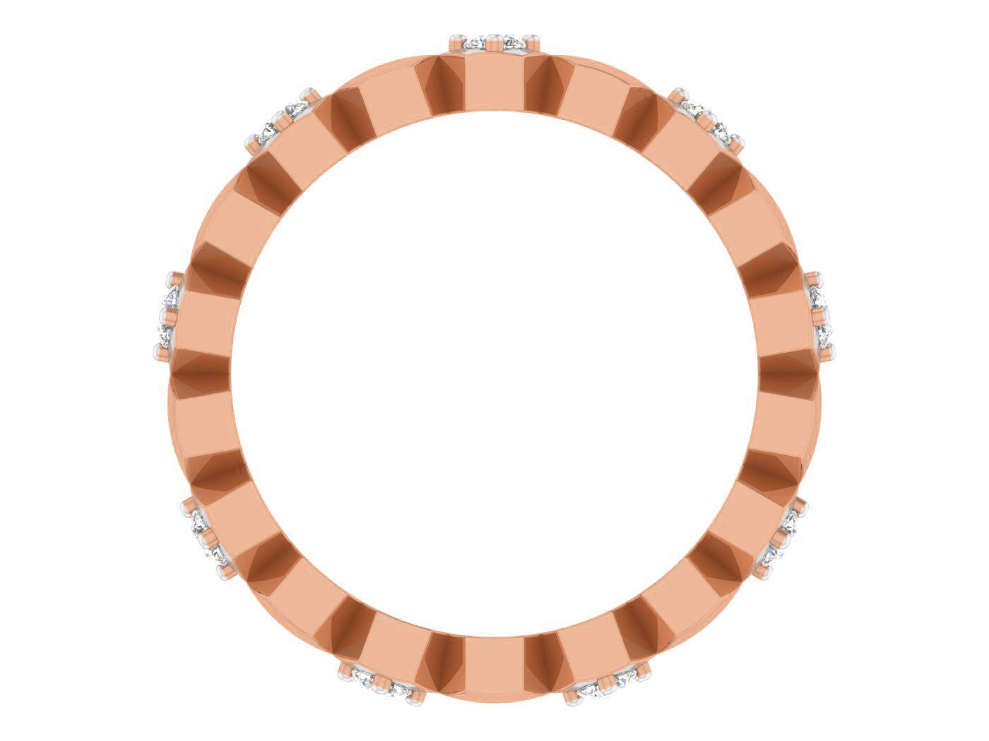 Women band ring 3dm stl render detail 3D print model_1