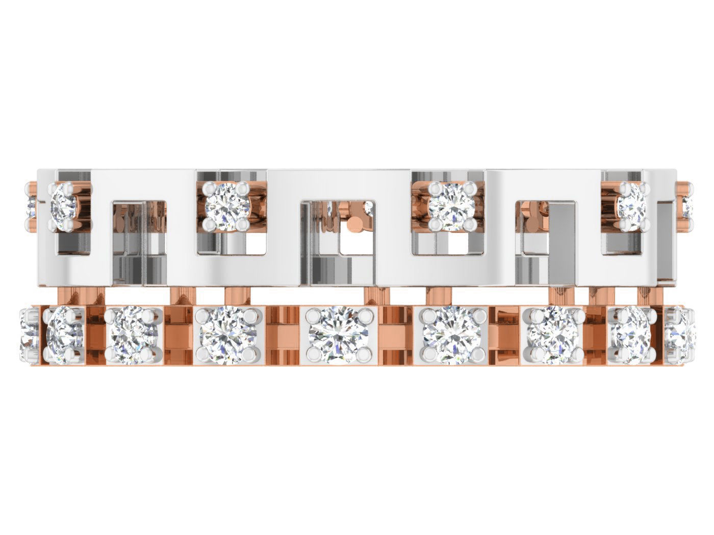 Women band ring 3dm stl render detail 3D print model_4