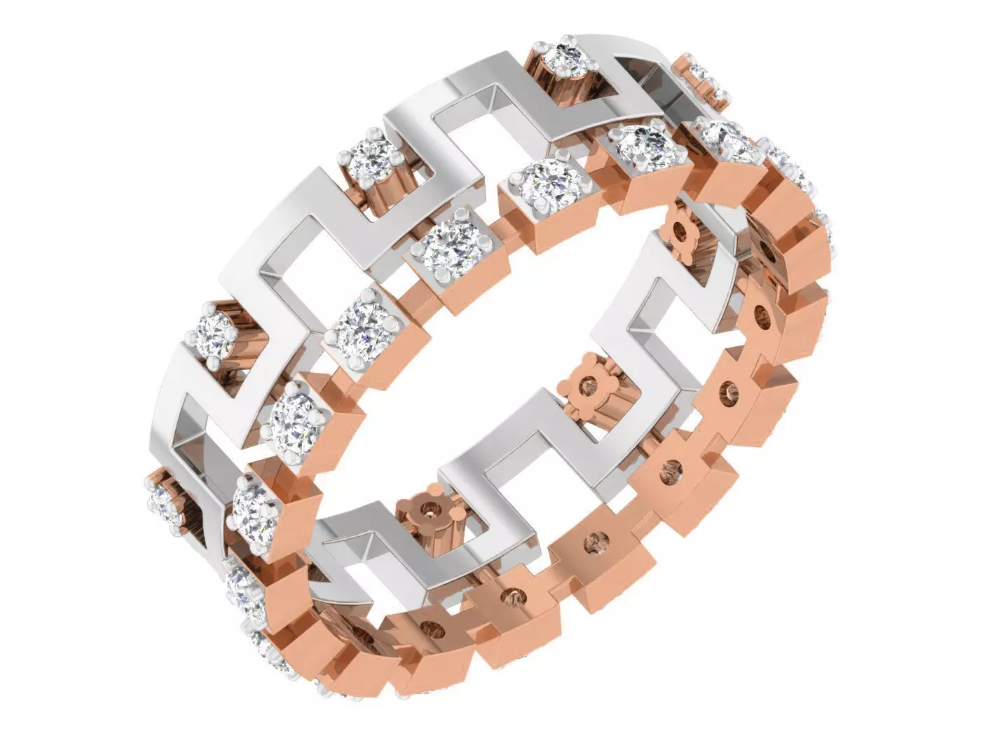 Women band ring 3dm stl render detail 3D print model_0