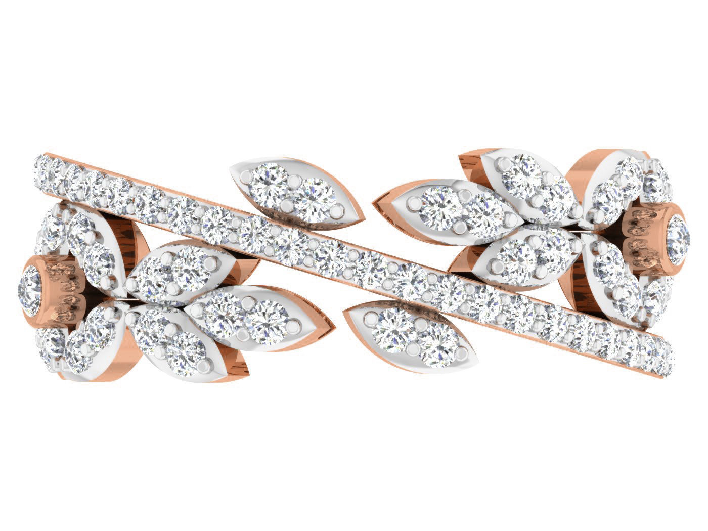 Women band ring 3dm stl render detail 3D print model_4