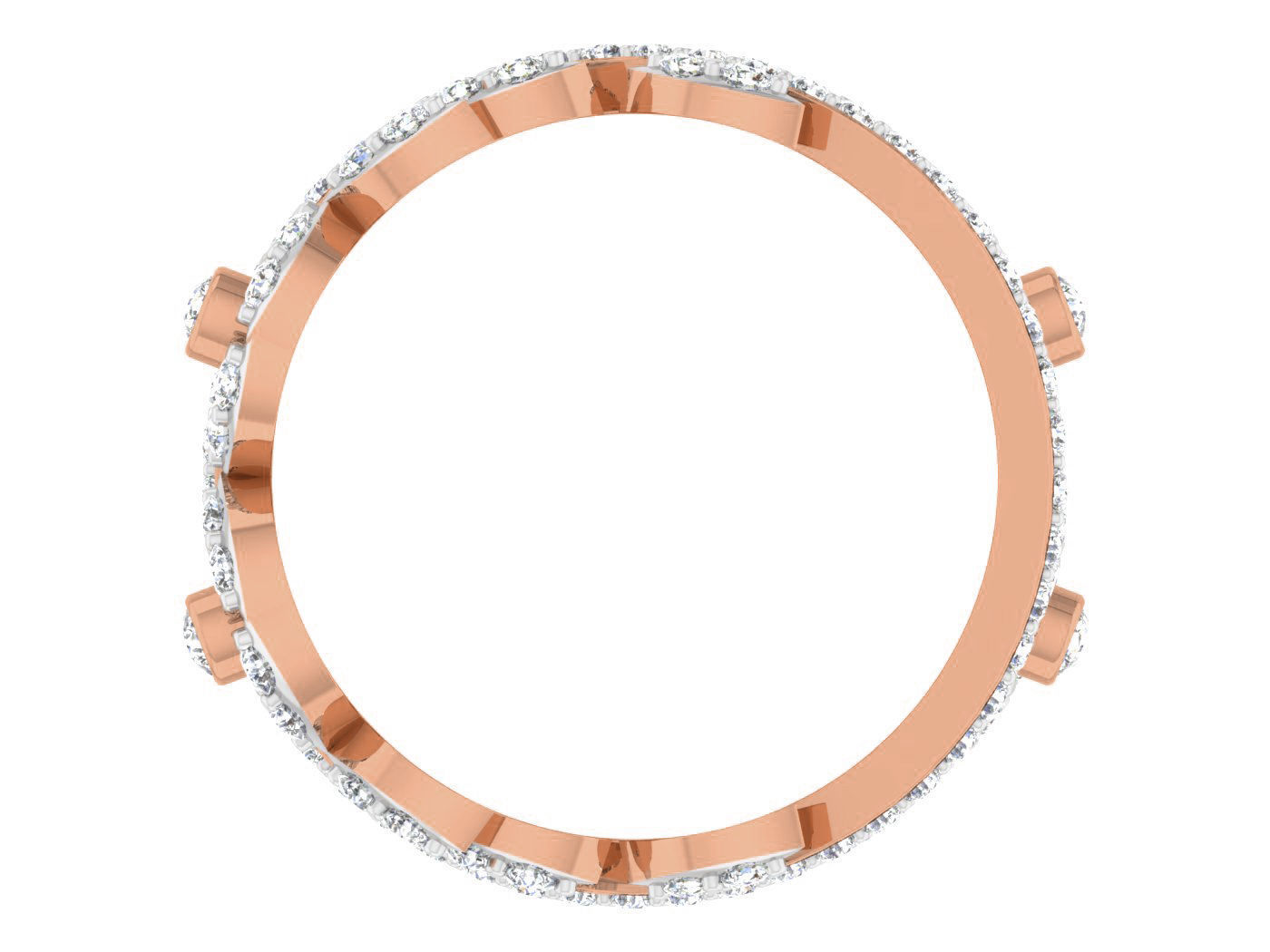 Women band ring 3dm stl render detail 3D print model_2