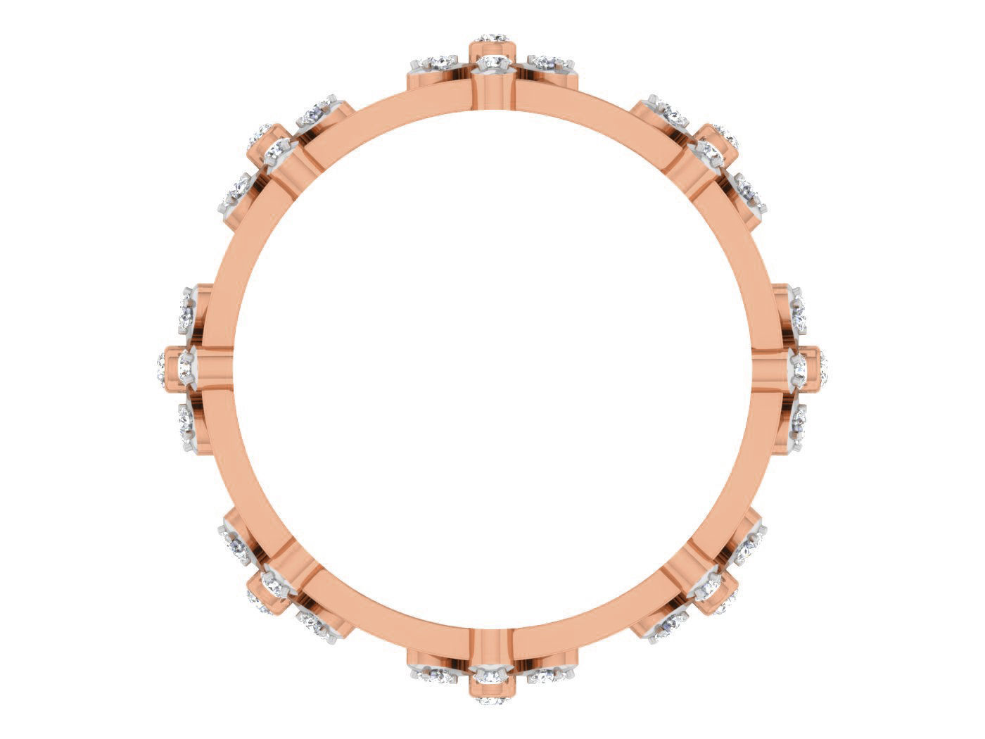 Women band ring 3dm stl render detail 3D print model_1