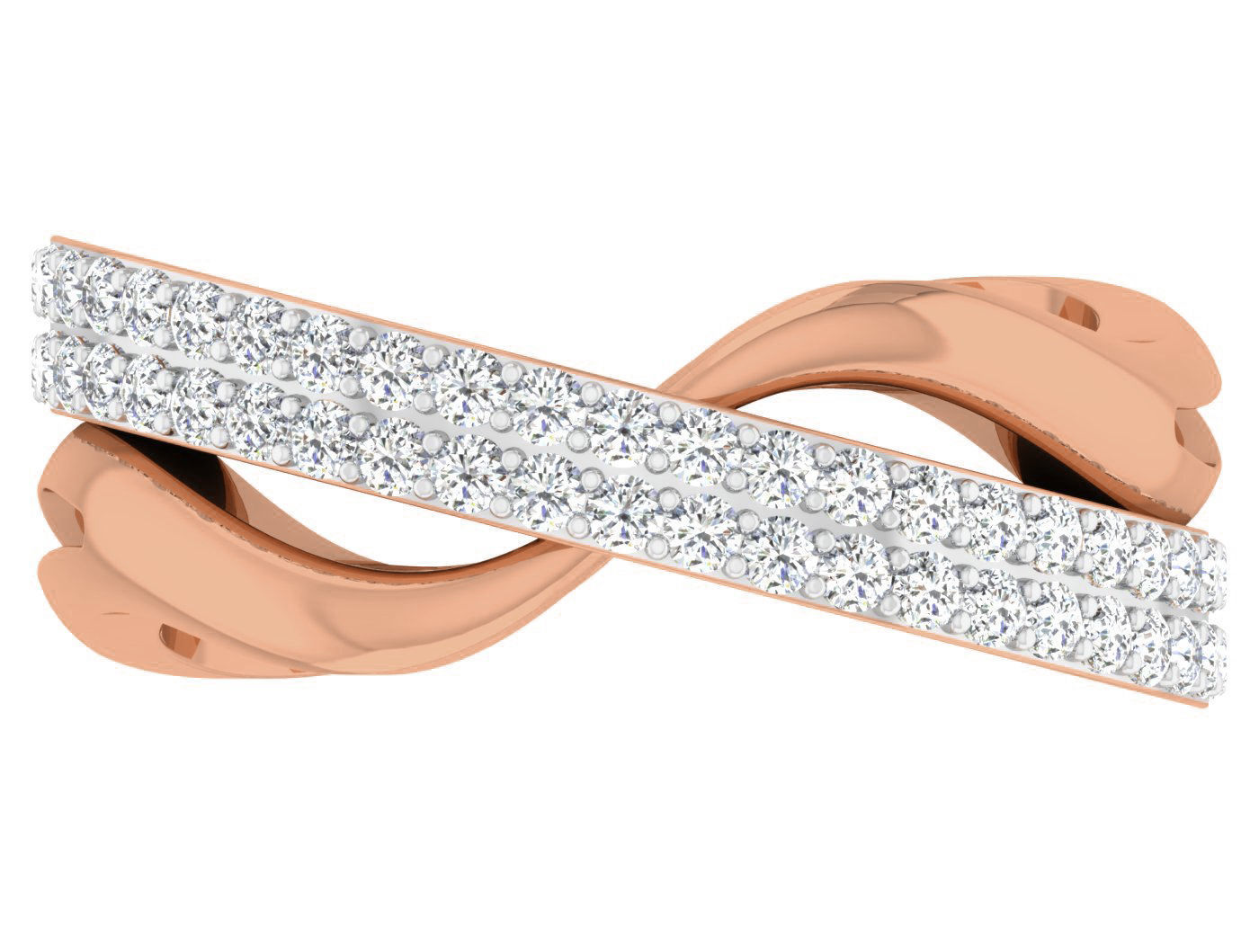 Women band ring 3dm stl render detail 3D print model_4