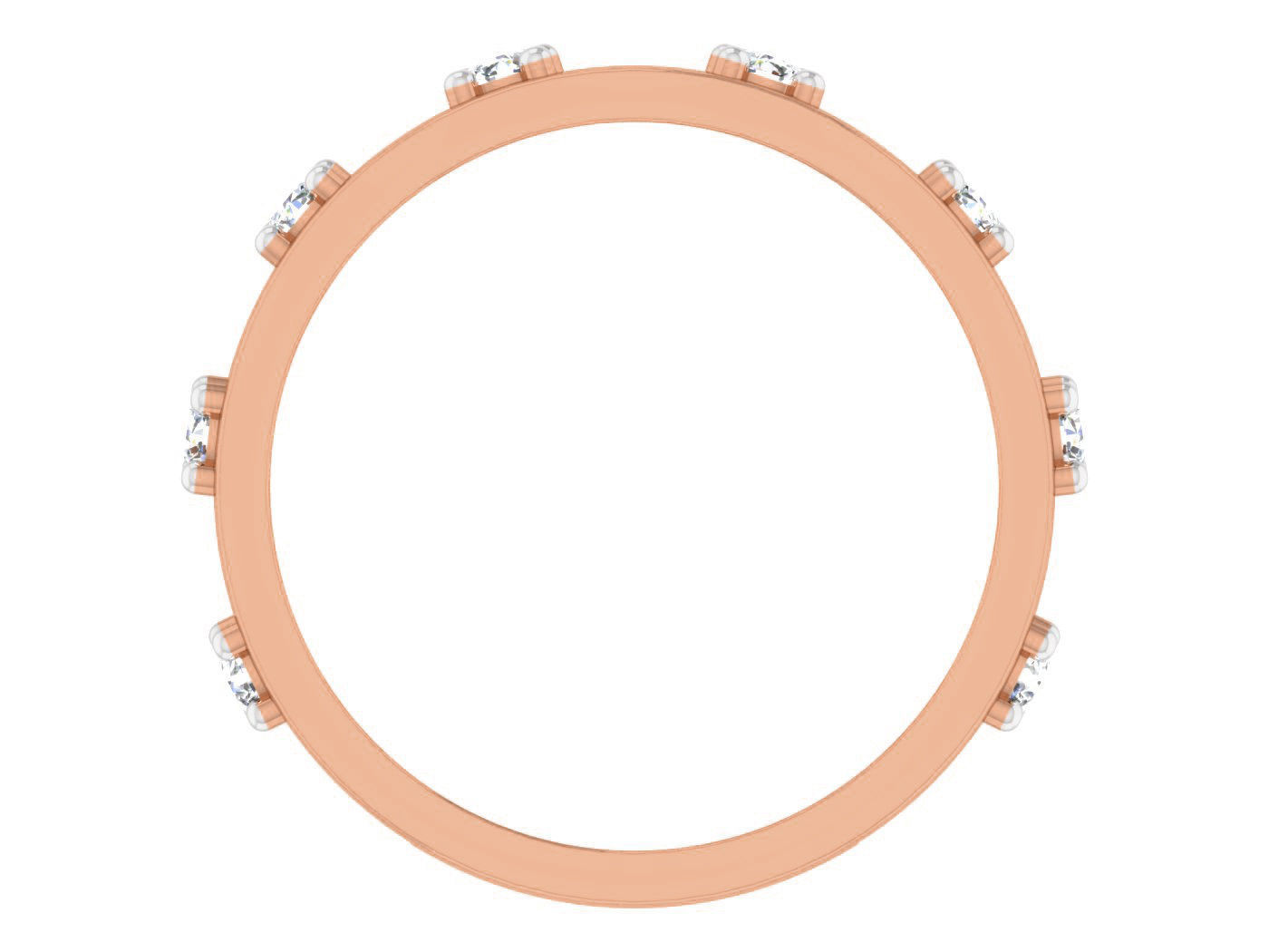 Women band ring 3dm stl render detail 3D print model_1