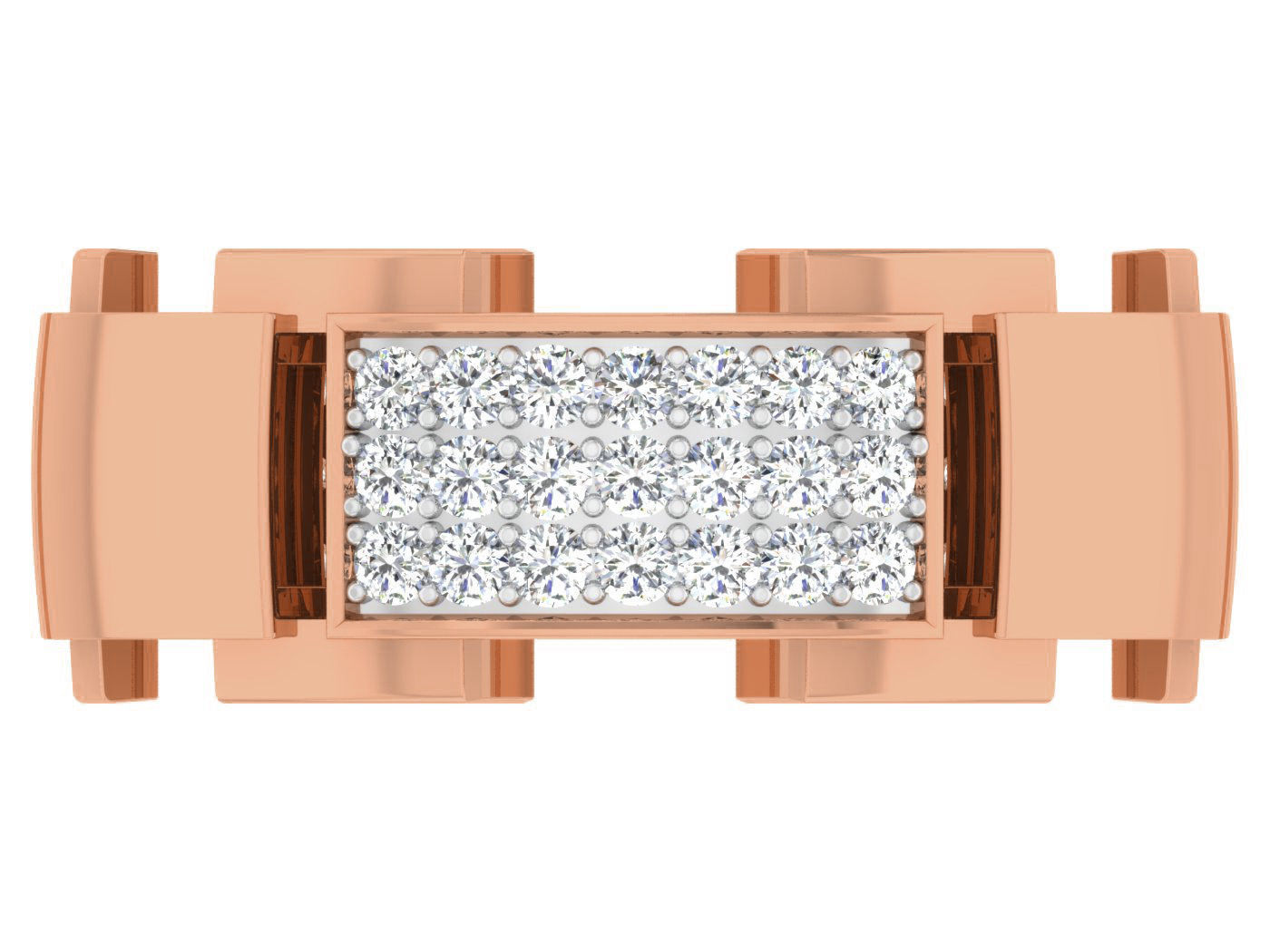 Women band ring 3dm stl render detail 3D print model_4