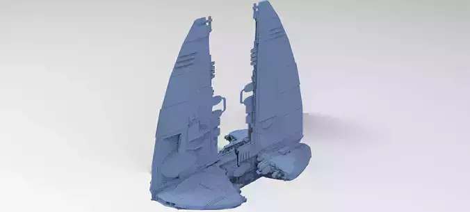 Wraith Interceptor architecture Pilon 3D model