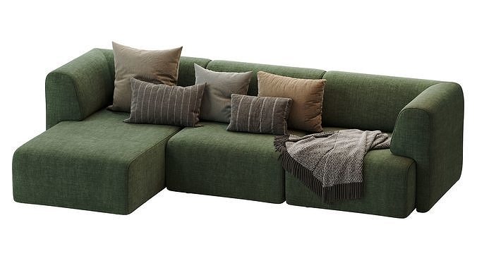 Sancal Duo Sofa  3D model 6