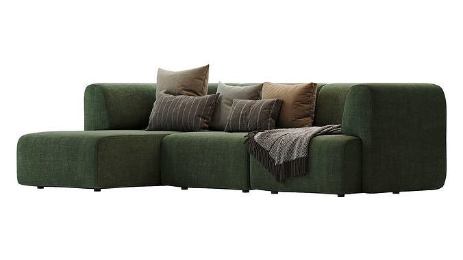 Sancal Duo Sofa  3D model 7