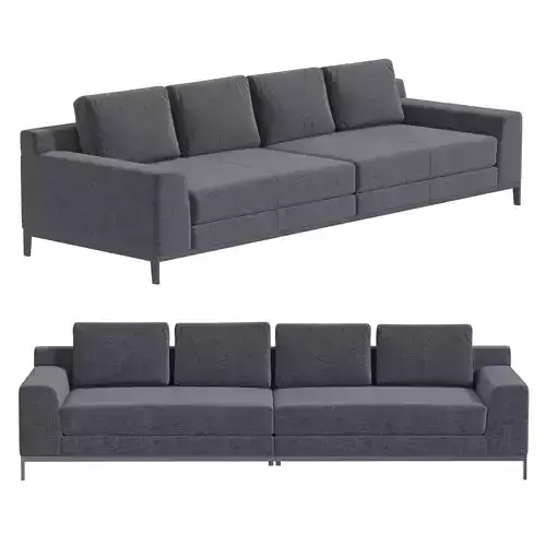 Holly Hunt Caspian Sofa 3D model