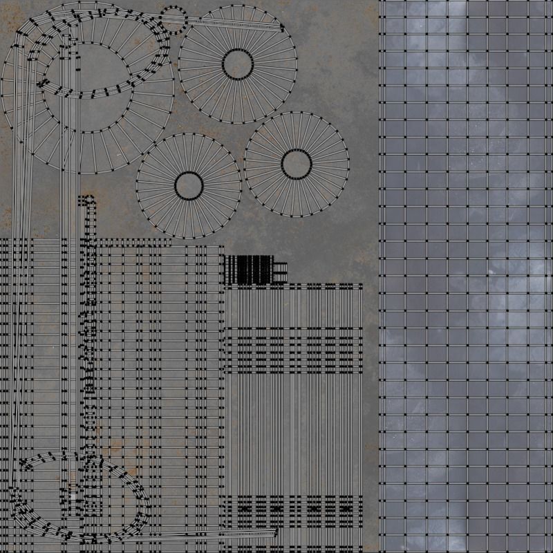 Old Lantern Low-poly 3D model_8