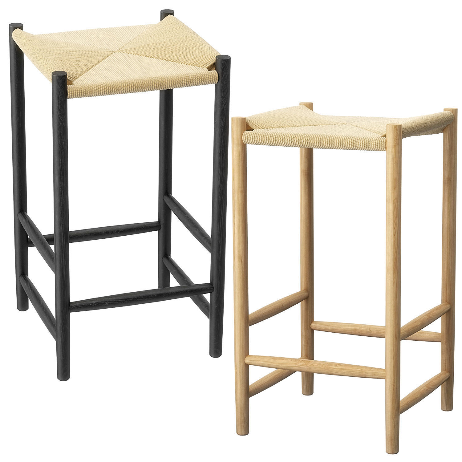 J164C Counter stool 3D model_1