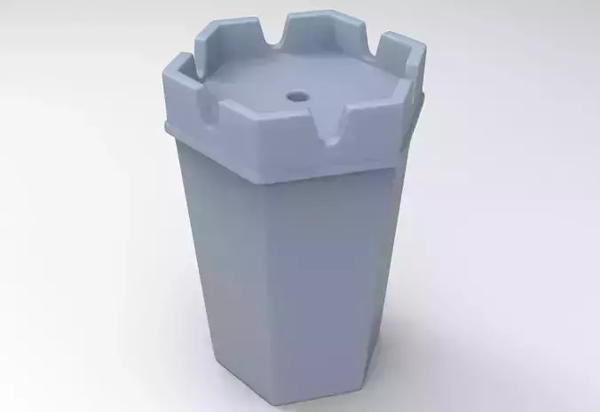 Plastic Ashtray