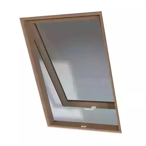 Wood Frame With Glass Window