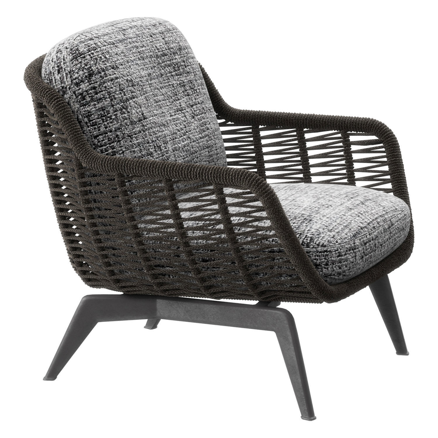 Belt Cord Outdoor armchair 3D model CGTrader