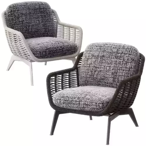 Belt Cord Outdoor armchair
