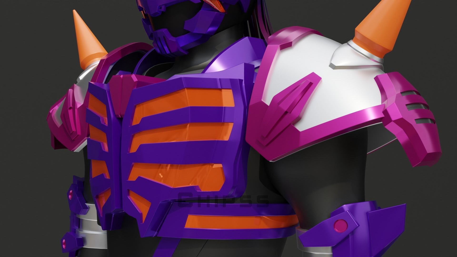 Kamen Rider Buffa 3D Model  3D model_4