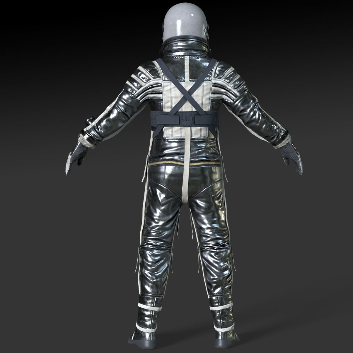 CS04 Space Suit LITE VERSION Low-poly 3D model_11