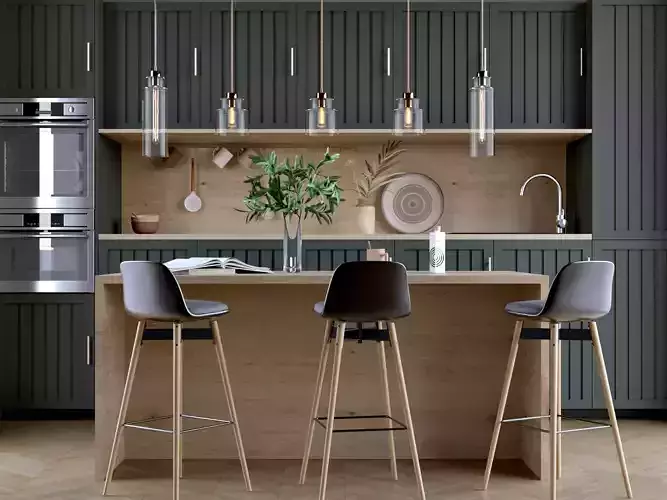 Classic Kitchen and Dining Room 